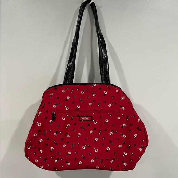 Vera Bradley Limited Edition Houndstooth Large Weekend Satchel Tote Travel Bag - Picture 12 of 17